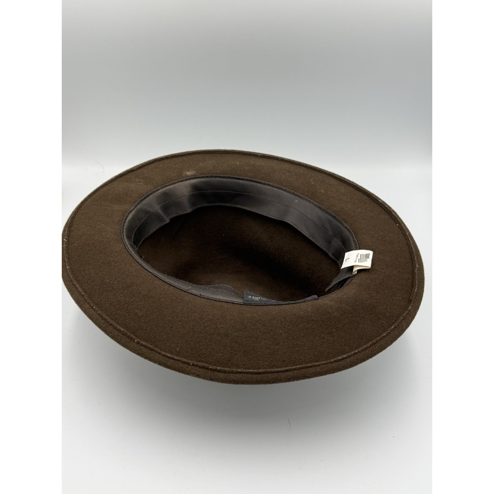 Vintage A. Adams & Spire Brown Felt Fedora Hat 90's Classic Made In USA - Picture 6 of 12